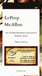 Mobile Screenshot of lepeepmcallen.com